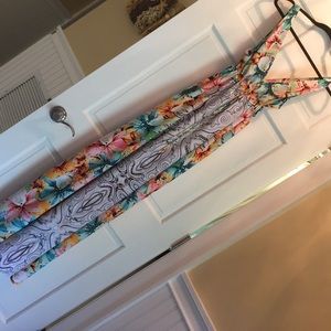Multi color, maxi dress